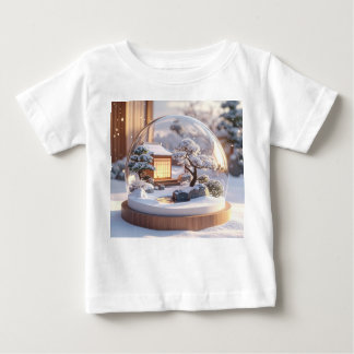 Camiseta Snow Globe Serenity – Japanese House in Winter Sti