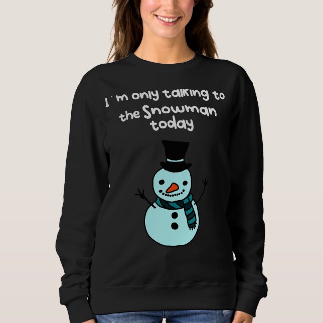 Camiseta Snow Man Talks (Frente)