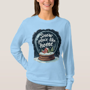 Camiseta Snow Place Like Home Holidation Cote