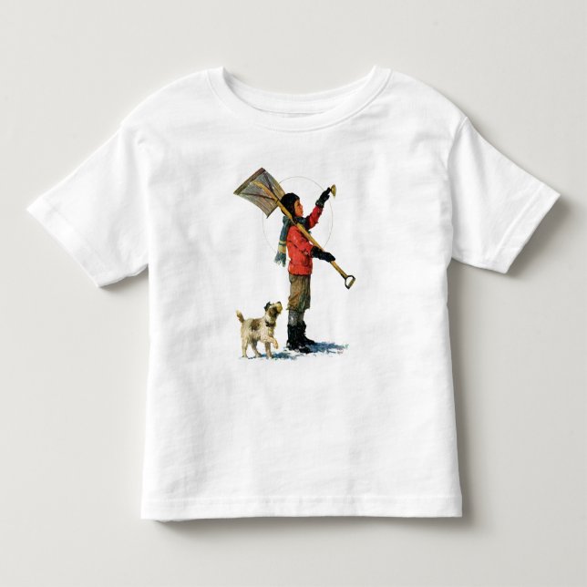 Camiseta Snow Shoveler (Frente)
