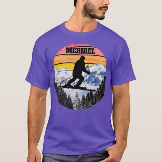 Camiseta Snow Ski Meribel Skiing Fields França