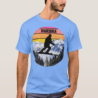 Camiseta Snow Ski Nakiska Skiing Fields Canadá