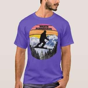 Camiseta Snow Ski Warth Schroecken Skips Fields Áustria