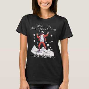 Camiseta Snowballer com traje de roupa com munição para o i
