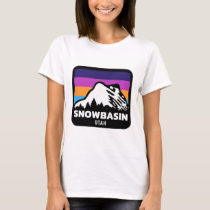 Camiseta Snowbasin Utah Esqui Esqui Aquático Viagem de Esqu