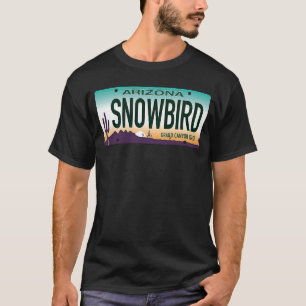 Camiseta Snowbird Arizona AZ Up North Viagem Vintage Licens