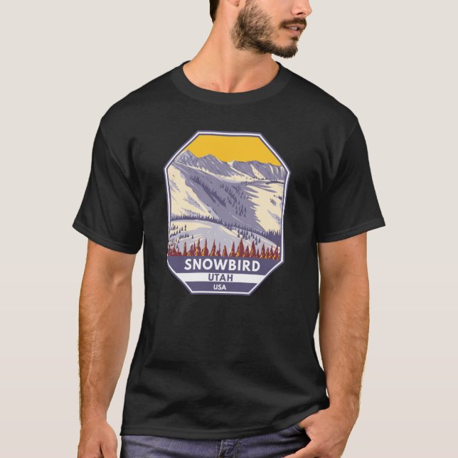 Camiseta Snowbird Ski Area Winter Utah (Frente)
