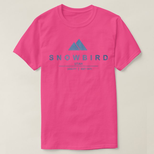 Camiseta Snowbird Ski Resort Utah Essential (Frente do Design)