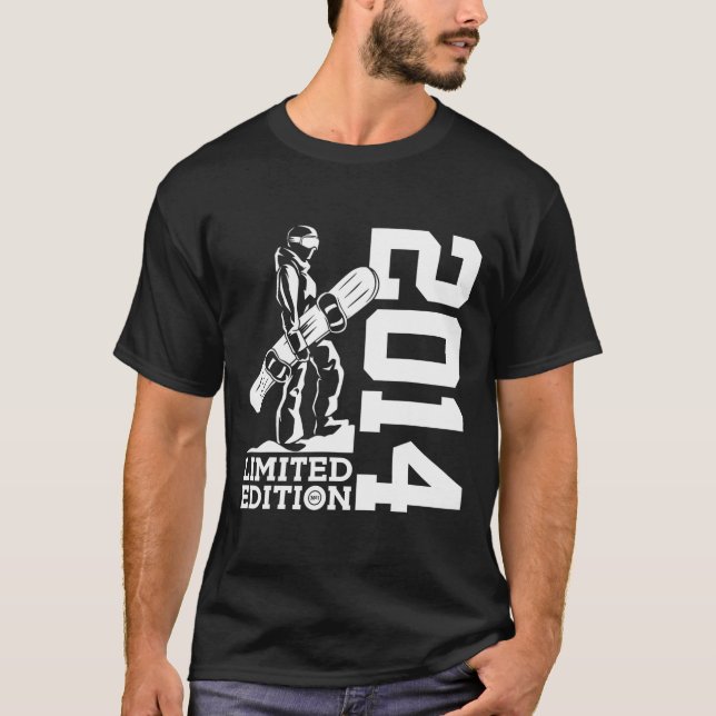 Camiseta Snowboard 11 Birthday Snowboard 2014 Snowboardin (Frente)