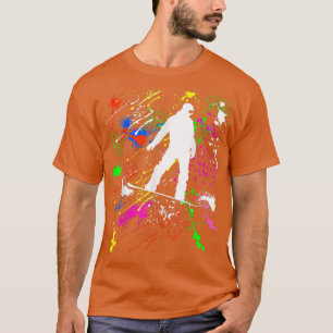 Camiseta Snowboard Abstrato Art 80s & 90s Paint Splatter