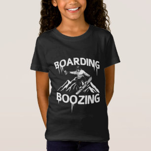Camiseta Snowboard Boozing
