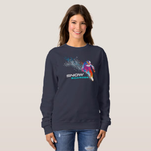 Camiseta Snowboard   Camisola, de uso feminino