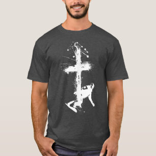 Camiseta Snowboard Com Faith Tee Excelente Domingo Na M