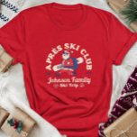 Camiseta Snowboard de Esquema de Grupo Personalizado de Ami<br><div class="desc">Crie memórias duradouras com nossa camisa de Esqui personalizada para famílias, amigos ou grupos. Esta camisa de Esqui da Família Personalizada é perfeita para celebrar a sua aventura da neve. Personalize com seu nome de família ou detalhes de viagem de grupo para torná-lo exclusivamente seu. Ideal para entusiastas de esqui...</div>