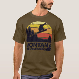 Camiseta Snowboard de Montana