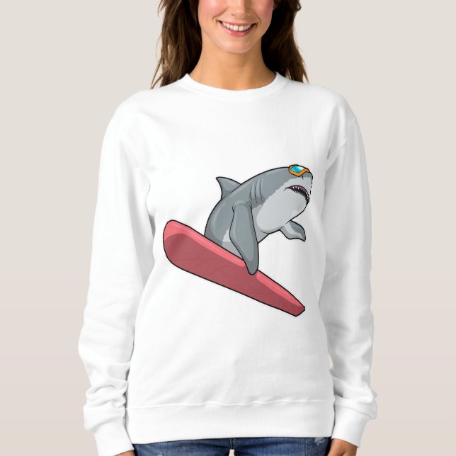 Camiseta Snowboard de Shark (Frente)