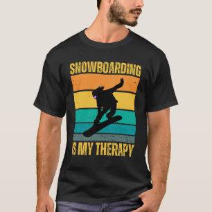 Camiseta Snowboard é a minha terapia