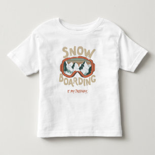 Camiseta Snowboard É A Minha Terapia - Esporte De Inverno