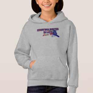 Camiseta Snowboard é Life Live it