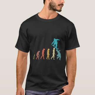 Camiseta Snowboard Evolution Hilarious Sports Cote Sayi