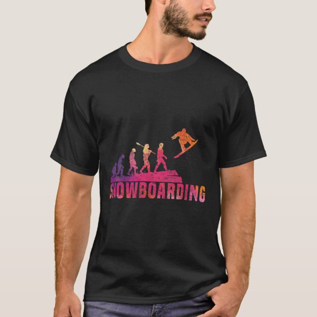 Camiseta Snowboard Evolution Snowboard Snowboboa Estilo Liv (Frente)