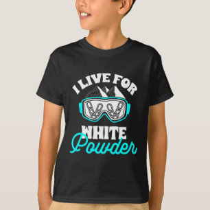 Camiseta Snowboard I Live For White Powr Snowboard Gog