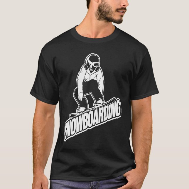 Camiseta Snowboard Large Shredder Letding Excelente Snowb (Frente)