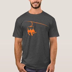 Camiseta Snowboard Levanta o açambarcamento em Lift Ski Win