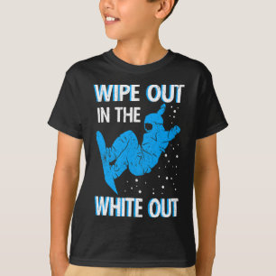 Camiseta Snowboard Limpa No Sno White Out Ski Resort