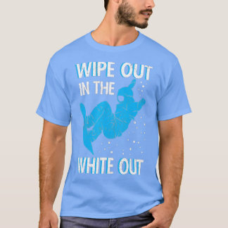 Camiseta Snowboard Limpe no Sno Ski Resort Sno