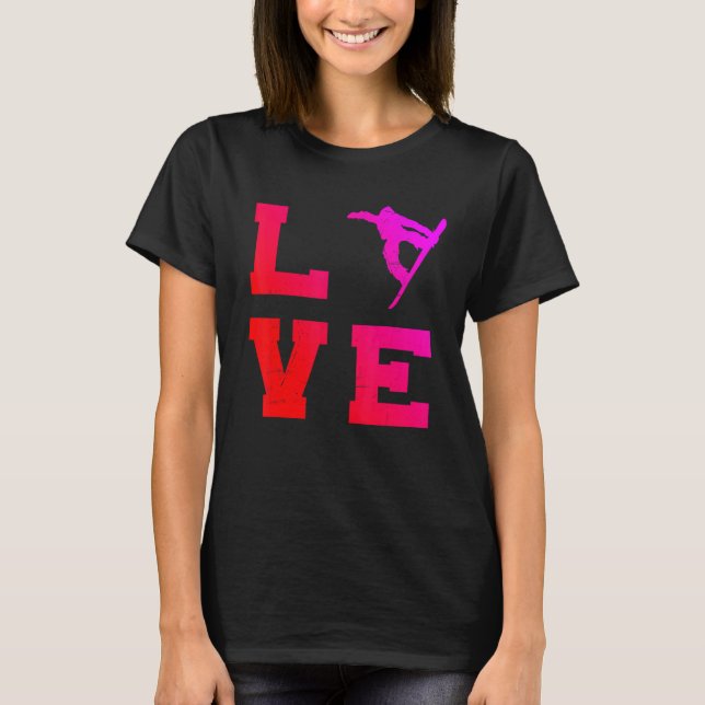 Camiseta Snowboard Masculino Snowboarder (Frente)