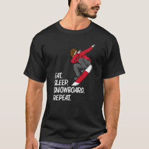 Camiseta Snowboard Para Homens Mulheres Skier Snowboard Sno