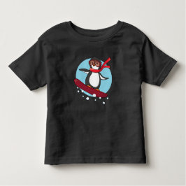 Camiseta Snowboard Penguin