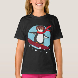 Camiseta Snowboard Penguin