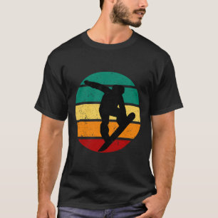 Camiseta Snowboard Retro Sunset Winter Sports Alpier