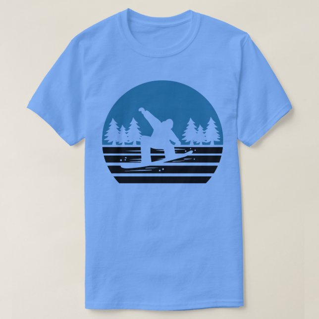 Camiseta Snowboard Retro Vintage 1 (Frente do Design)