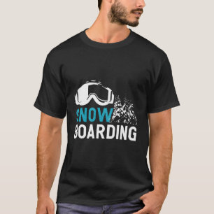 Camiseta Snowboard Skiboard Goggles Snowboarder