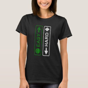 Camiseta Snowboard Skiing Eu sou fácil e sou inspirado em D