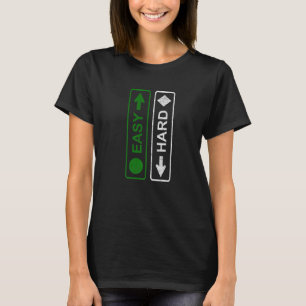 Camiseta Snowboard Skiing Eu sou fácil e sou inspirado em D