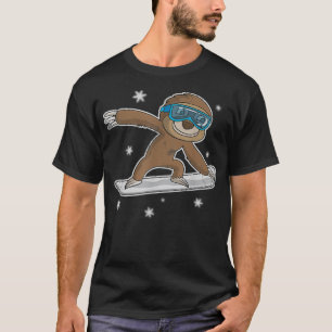 Camiseta Snowboard Sloth Snowboarder Snowboard Winter Sp