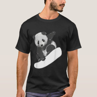 Camiseta Snowboard Snowboard Panda