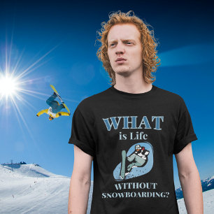 Camiseta Snowboard, Snowboard, Snowboarder