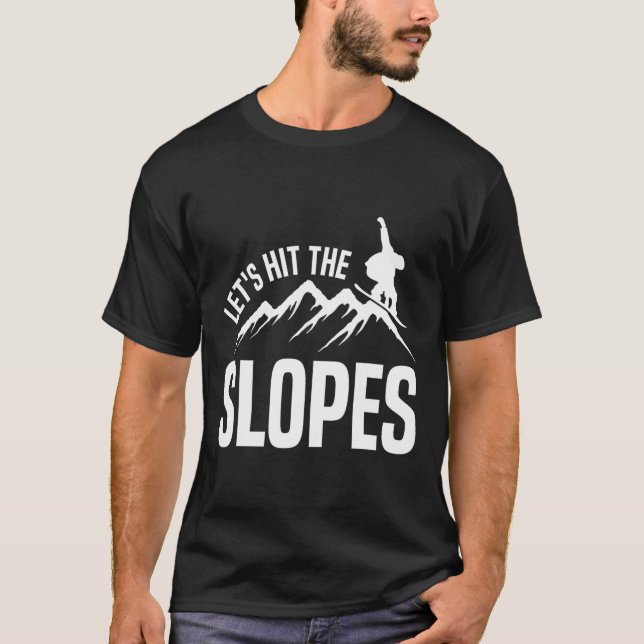 Camiseta Snowboard Snowboard Vamos-O (Frente)