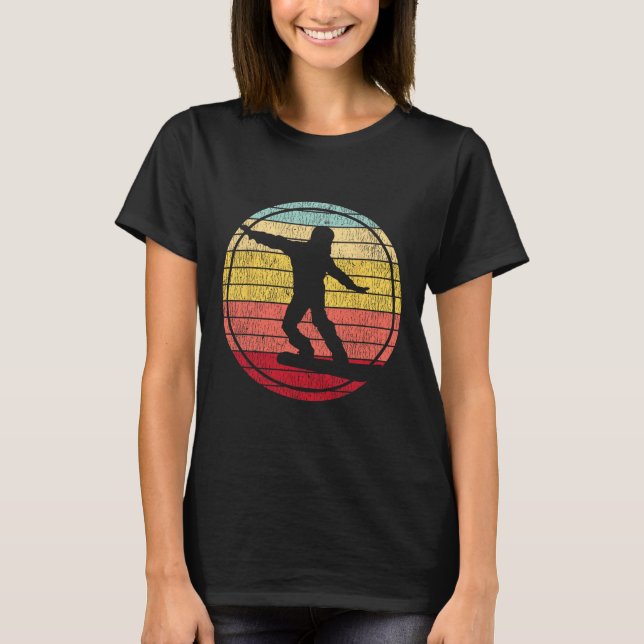 Camiseta Snowboard Snowboard Vintage Retro 11 (Frente)