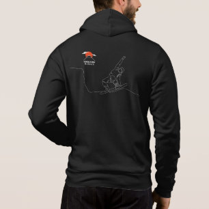 Camiseta Snowboard, Snowboarder, Hokkaido Hoodie