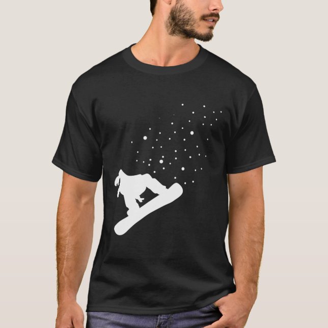 Camiseta Snowboard Snowboarder Snowboard 4 (Frente)