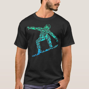 Camiseta Snowboard Snowboarder Snowboard Men Meninos