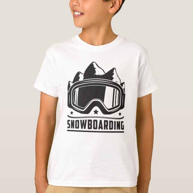 Camiseta Snowboard Snowboarder Snowboard Snowboard Snowboar (Frente)