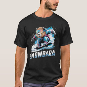 Camiseta Snowboard Snowboarding Snowboarder, snowboard neve