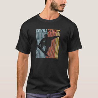 Camiseta Snowboard Vai Mandar Estilo Vintage Retro Freestyl